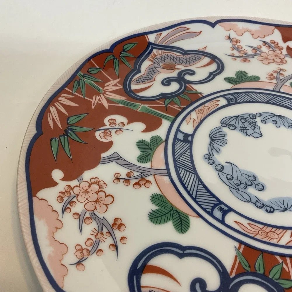 Georges Briard Heirloom Fine China Dinner Plates Vintage‎ Asian Oriental 10.25